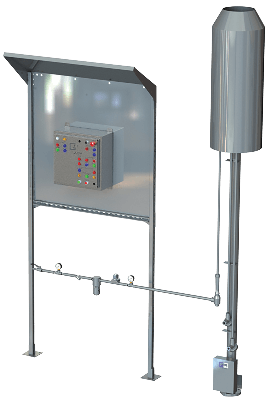 Waste Gas Burner- Flame Front Ignition Technology